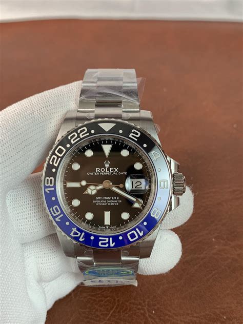 rolex batman fake 194.68|First InTime Order VSF Rolex GMT II DD3285 CF Batman.